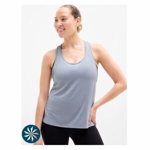 NWT! Athleta - With Ease Sport Racerback Tank - Blue Star - Size Large
